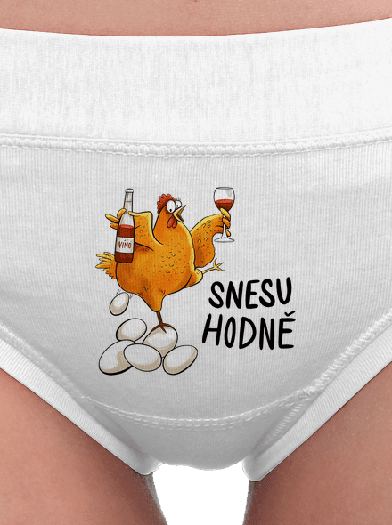 Snesu hodně dámské kalhotky White