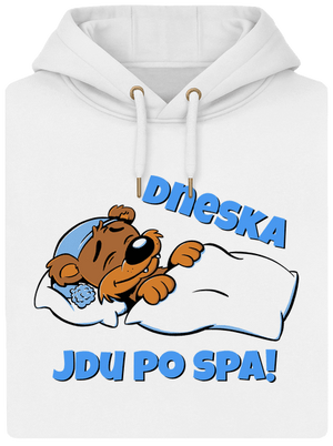 Dneska jdu po spa unisex mikina premium Snowwhite