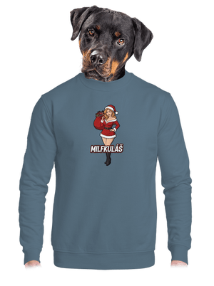 unisex mikina bez kapuce
