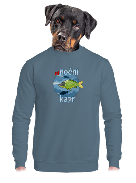 Vánoční kapr unisex mikina bez kapuce Nordic Blue