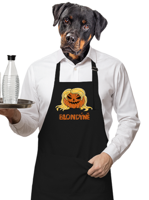 Blondýně zástěra Black