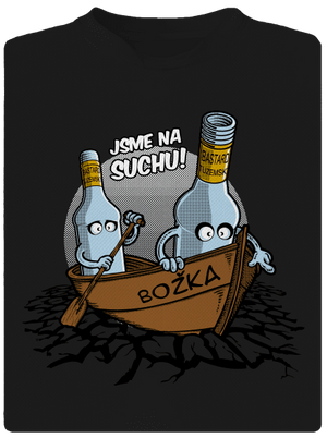Na suchu dětské sportovní tričko Black