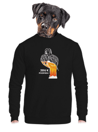 unisex mikina bez kapuce