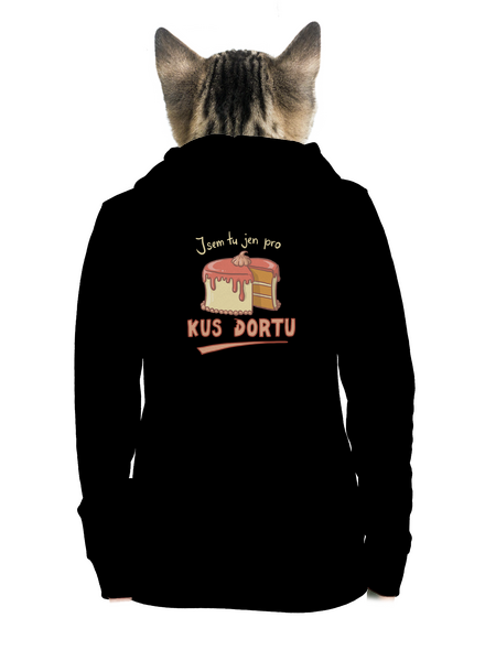 Pro kus dortu dámská mikina na zip Black