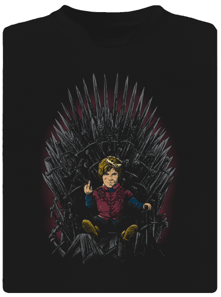 Tyrion na trůnu pánské sportovní tričko Black