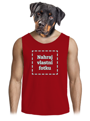 Vlastní potisk pánské tílko Red