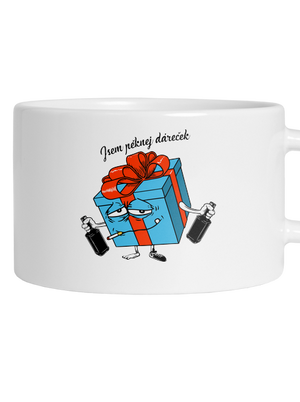 Dáreček hrnek makronka White