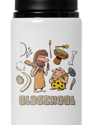 Oldschool lahev na vodu White