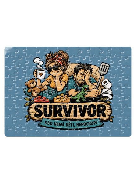 Survivor  puzzle White