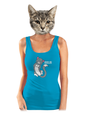 Chci se pomazlit dámské tílko klasické Blue Atol