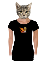 dámské tričko s lemem