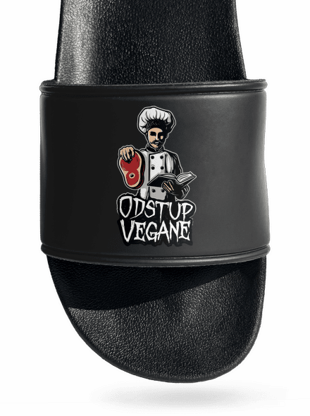 Odstup vegane pantofle Black