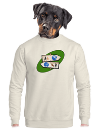 unisex mikina bez kapuce