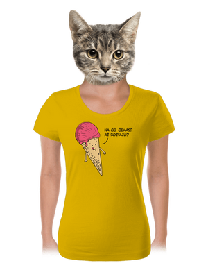 Zmrzlina dámské tričko Yellow
