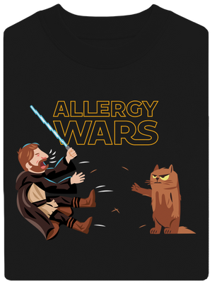 Allergy Wars unisex mikina bez kapuce Black