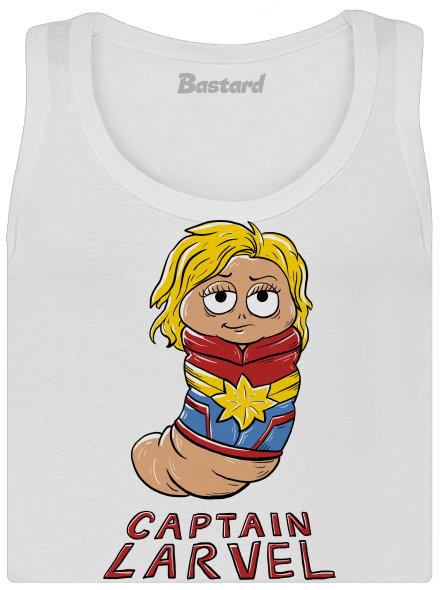 Captain Larvel dámské tílko klasické White