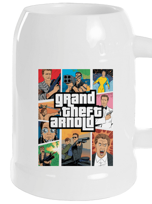 Grand Theft Arnold půllitr White