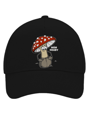 Mám houby kšiltovka baseballka Black