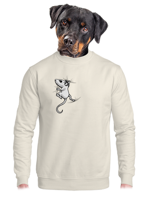 unisex mikina bez kapuce