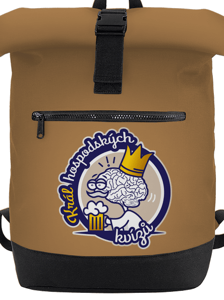 Král a královna kvízů batoh Caramel