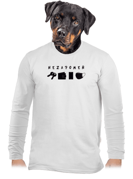 Nezapomeň pánské dlouhý rukáv White