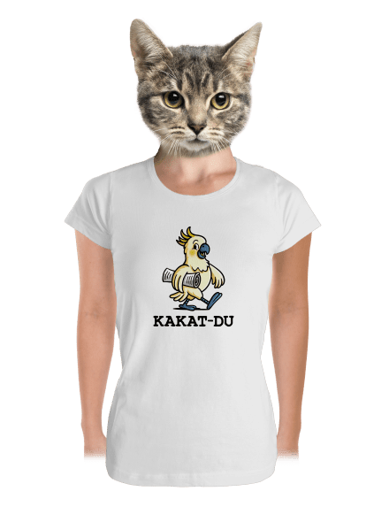 Kakat-du dámské tričko premium White