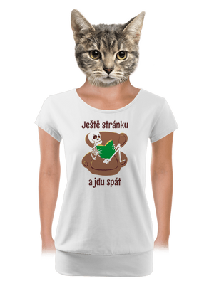 Ještě stránku dámské tričko s lemem White