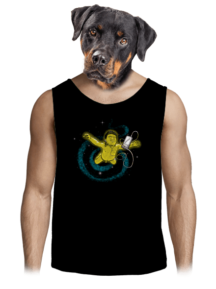Vesmírná Nirvana pánské tílko Black