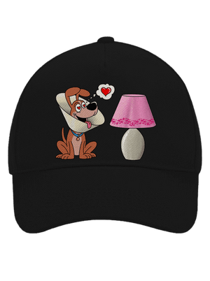 Zamilovaný pes kšiltovka baseballka Black