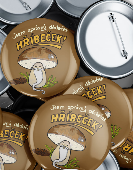 Placka Dědeček hříbeček