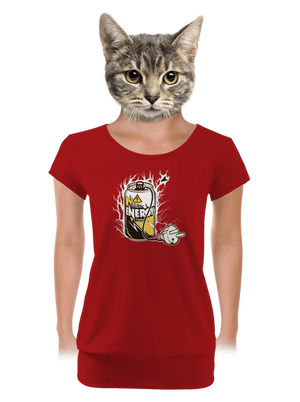 dámské tričko s lemem