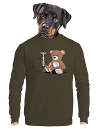 unisex mikina bez kapuce