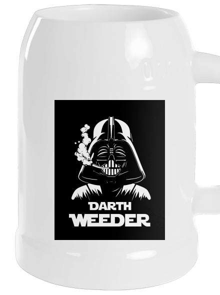 Darth Weeder půllitr White