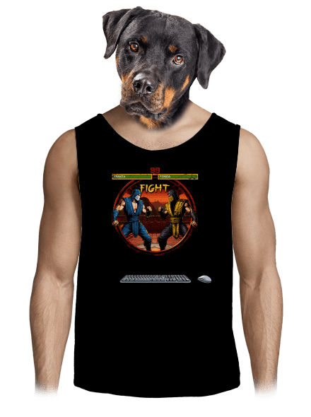 B17: Mortal Kombat pánské tílko Black