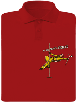 Pole Dance Pioneer pánská polokošile Red Mal