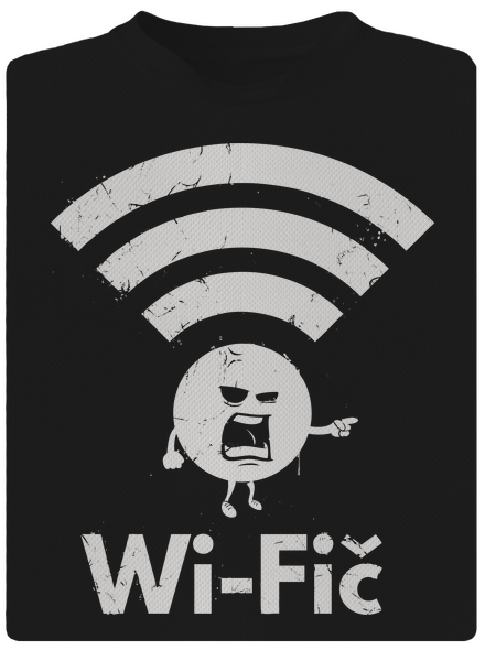 Wifič pánské sportovní tričko Black