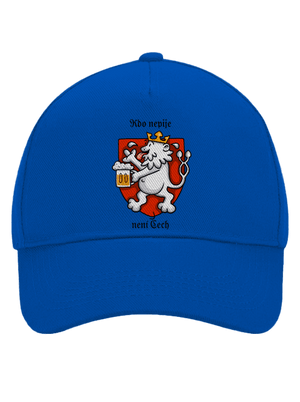 Kdo nepije, není Čech kšiltovka baseballka Bright Royal