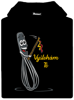 Vyšlehám Tě! pánská mikina klokanka Black