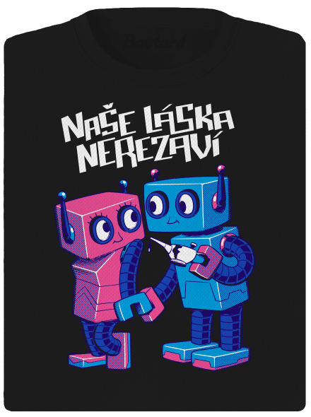 Roboti dámské sportovní tričko Black