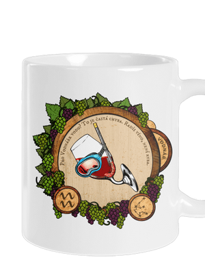 Vinný horoskop: Vodnář klasický hrnek White