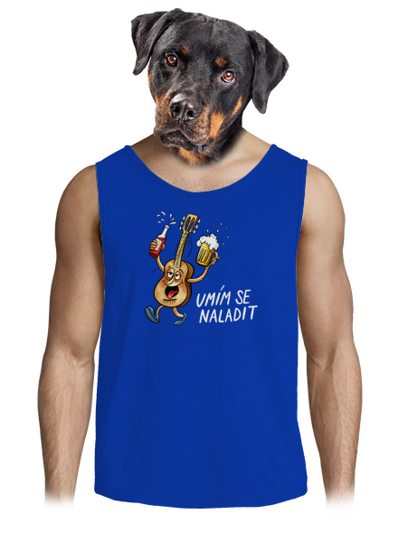 Umím se naladit pánské tílko Royal Blue