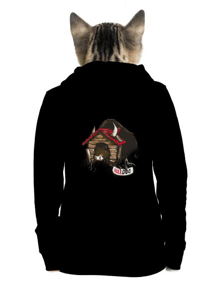 Bulldog dámská mikina na zip Black