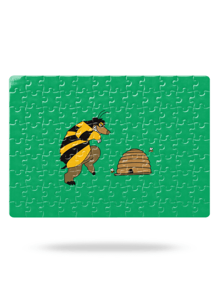 Pan včelka puzzle White