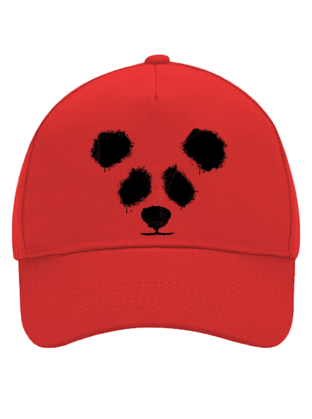 Panda kšiltovka baseballka Classic Red