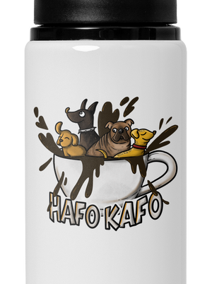 Hafo kafo lahev na vodu White