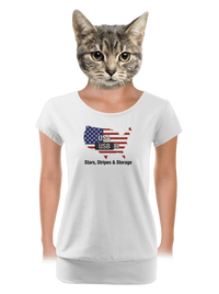 dámské tričko s lemem