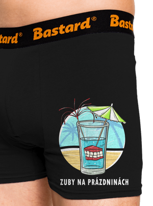 Zuby na prázdninách boxerky Black