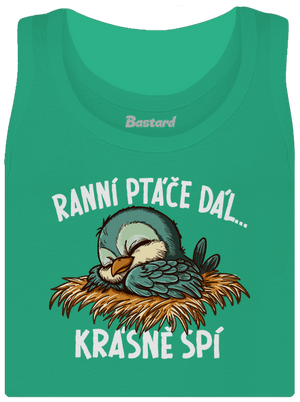 Ranní ptáče spí dámské tílko klasické Mint Mal