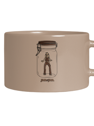 Jar in jar hrnek makronka Brown Macaron