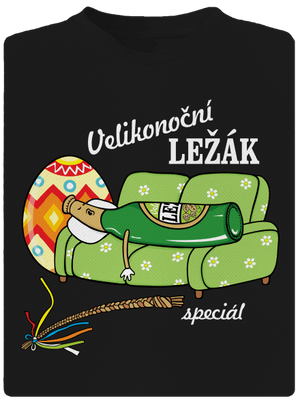 Velikonoční ležák pánské sportovní tričko Black